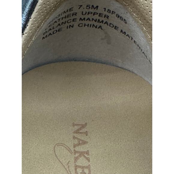 Naked Feet Regime Platform Slip-On Sneaker Women's 7.5 Silver Pewter - Picture 8 of 8